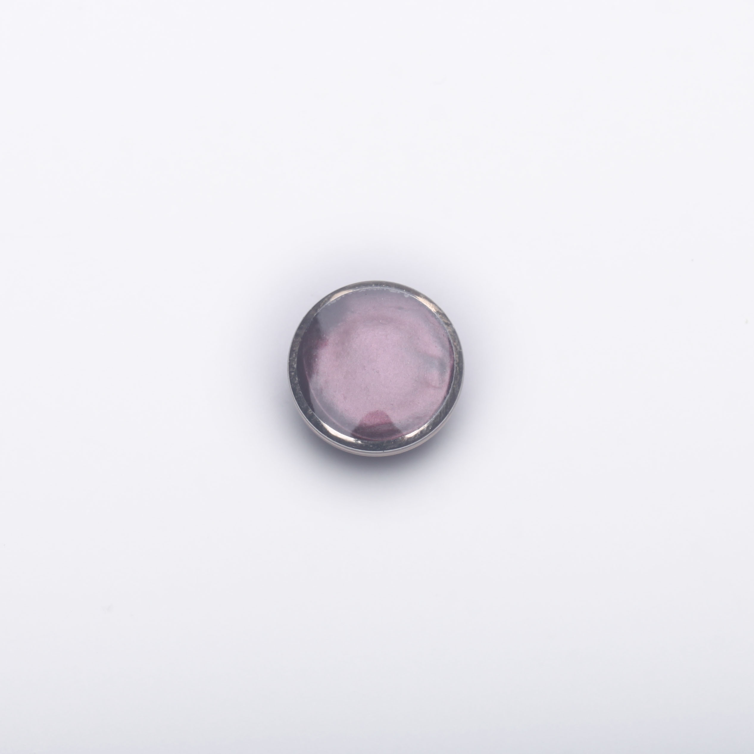 > metallic polyester button